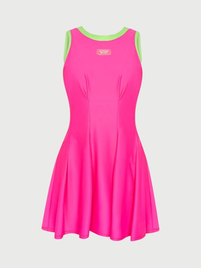 Платье фуксия